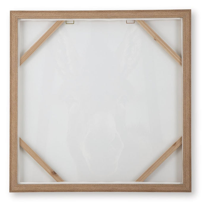 Landerton - Brown / Blue / White - Wall Art