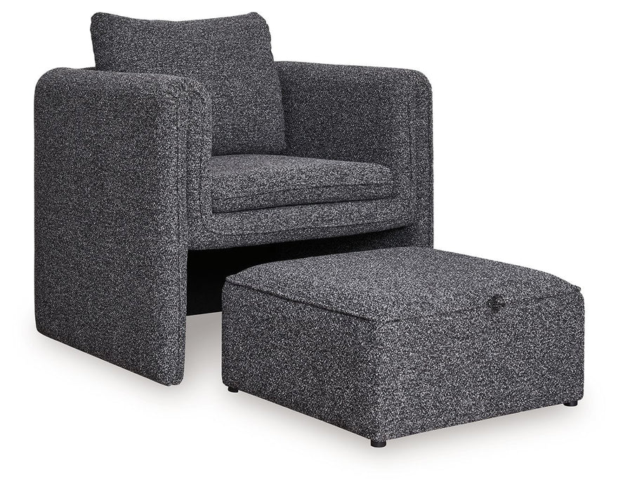 Vreni - Charcoal / Black - Accent Chair