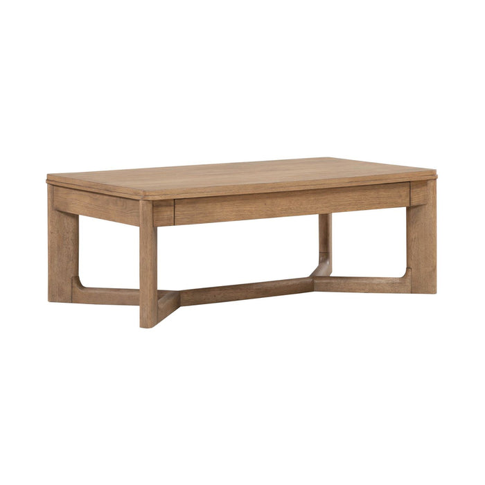 Ballentine - Rectangular Cocktail Table - Brown
