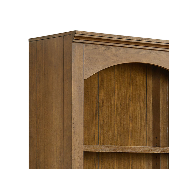 Portico - Open Bookcase - Brown Oak