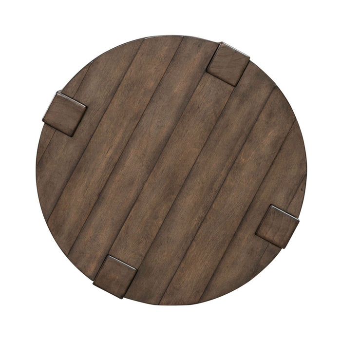 Broadmore - Round Chairside Table - Brown