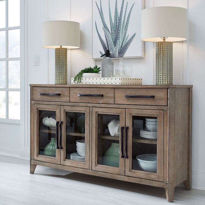Breckenridge - Dining Buffet Server - Medium Brown