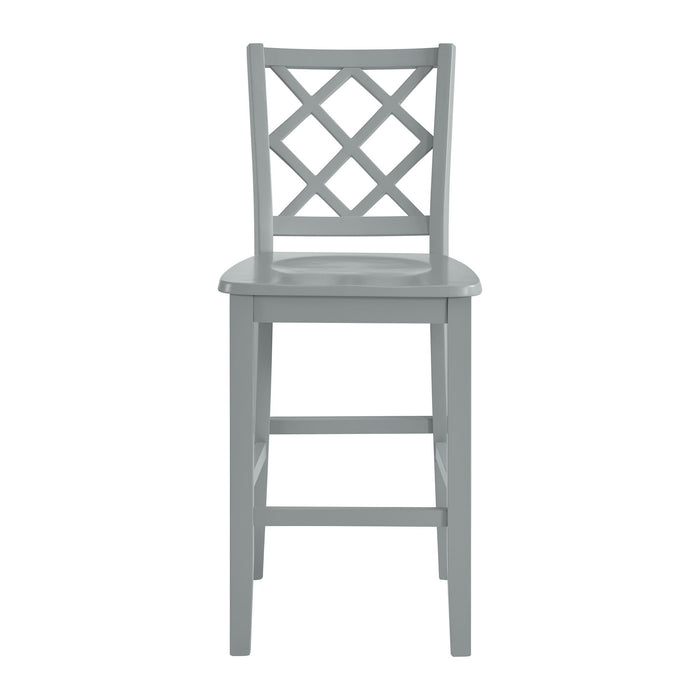 Kona - Lattice Back Counter Side Chair (Set of 2)