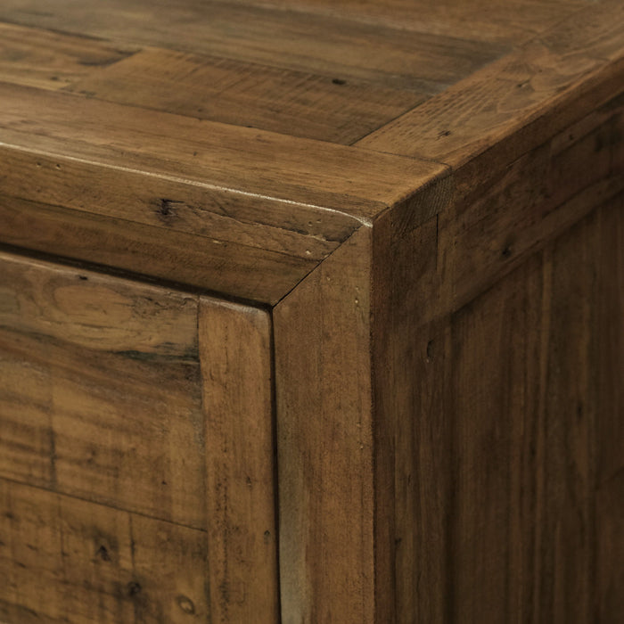 Pine Valley - 2 Drawer Nightstand - Caramel Brown