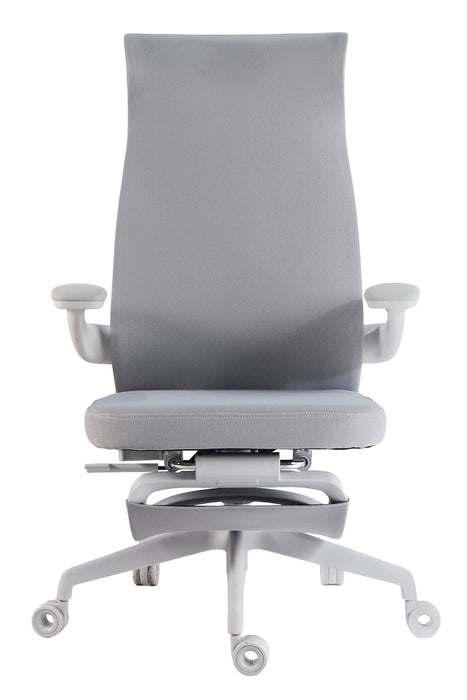 Dc - Fabric Massage Desk Chair - White