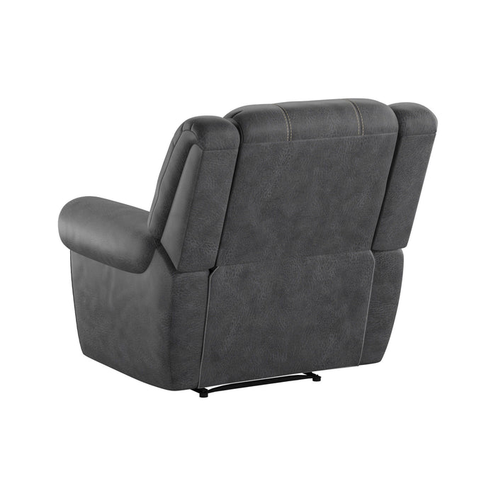 Baldwin - Gliding Recliner - Slate Gray