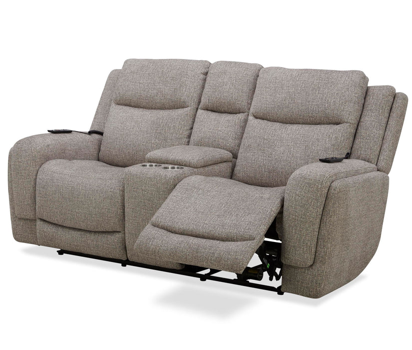 Penfield - Power Zero G Console Loveseat With Heat, Massage & Speaker P3 - Frappe