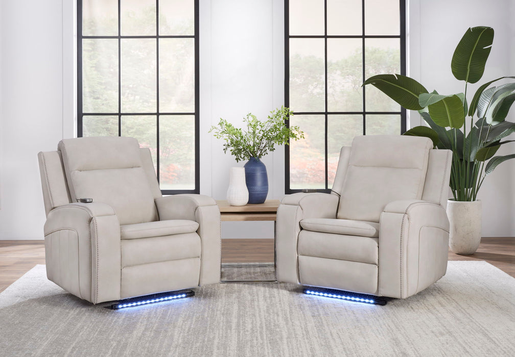 Armstrong - Power Recliner With Heat, Massage And Auto-Glide