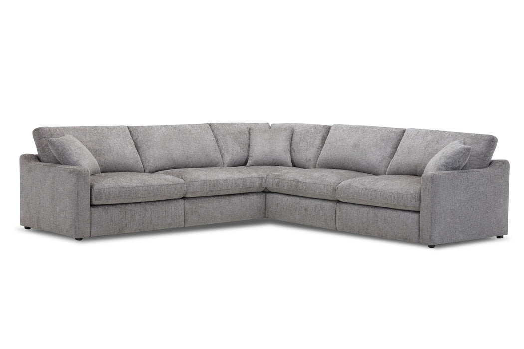 Surrender - 5 Piece Modular Sectional - Burmese Nature
