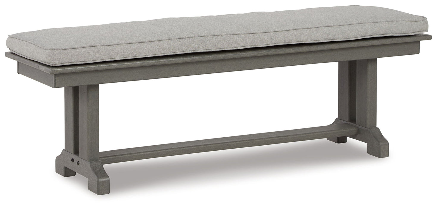 Visola - Bench with Cushion - Gray