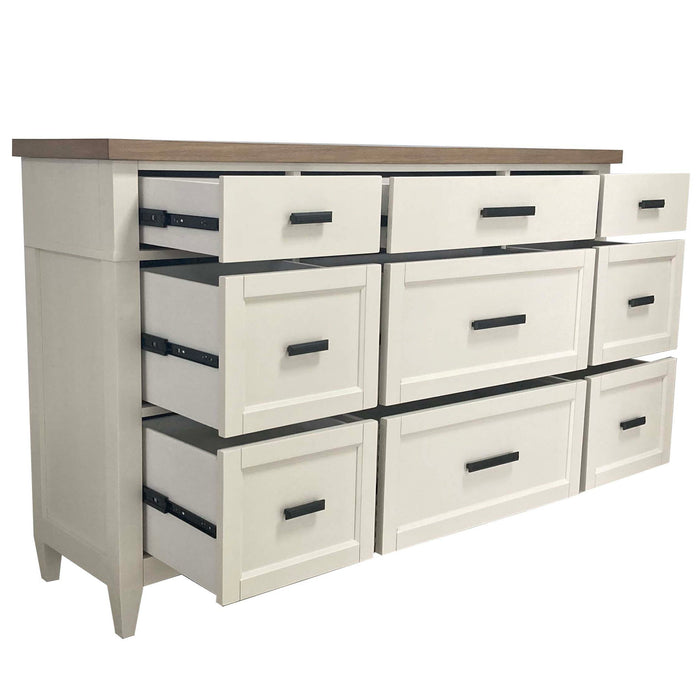 Americana Modern Bedroom - 9 Drawer Dresser - Cotton
