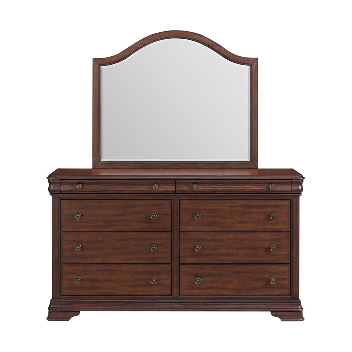 Phillipe - Dresser & Mirror Set - Cherry