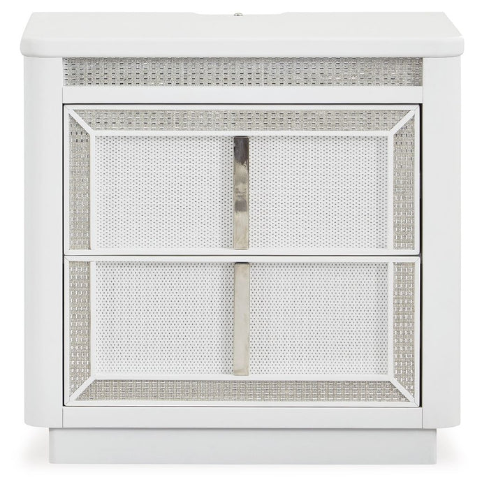 Chalanna - White - Two Drawer Night Stand