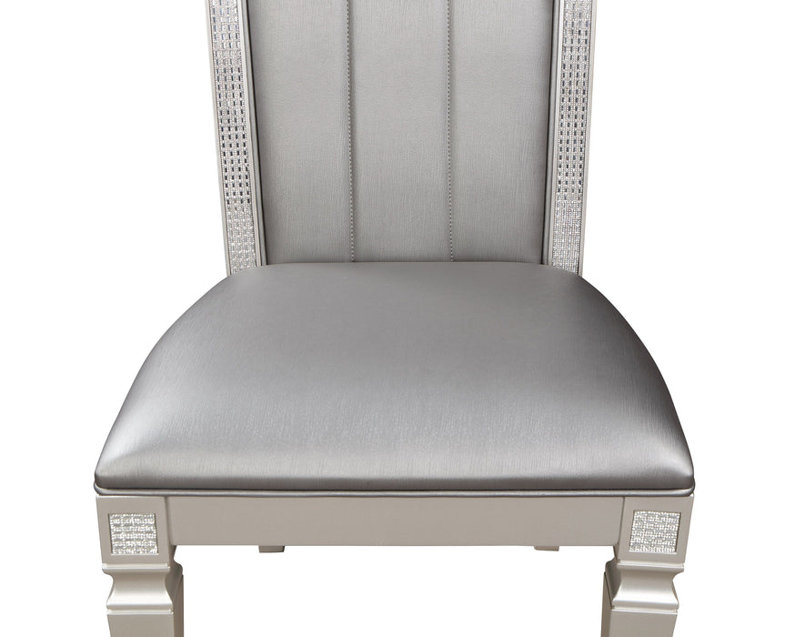 Klina - Side Chair (Set of 2) - Silver