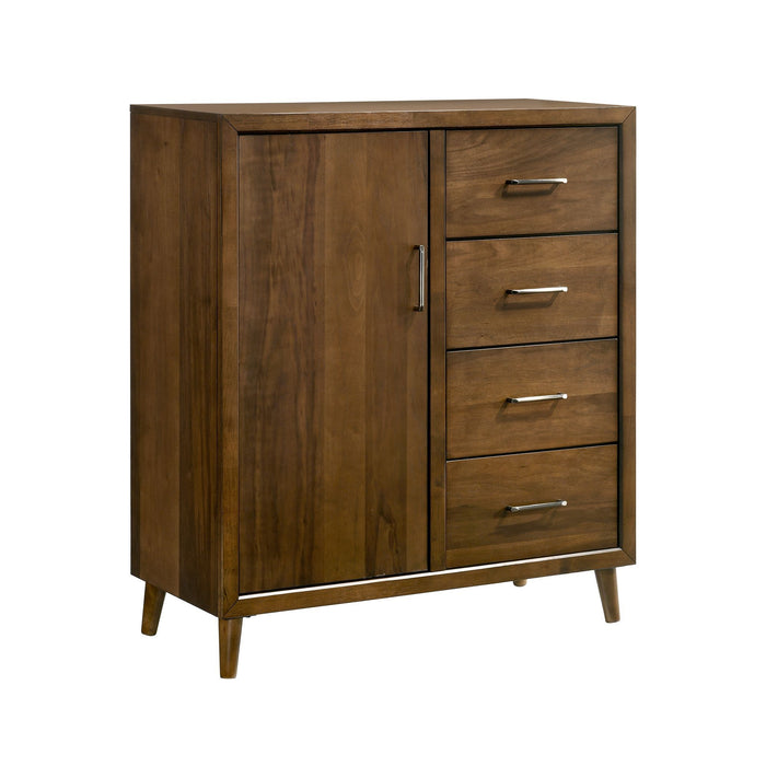 Malibu - 4-Drawer Chest - Walnut