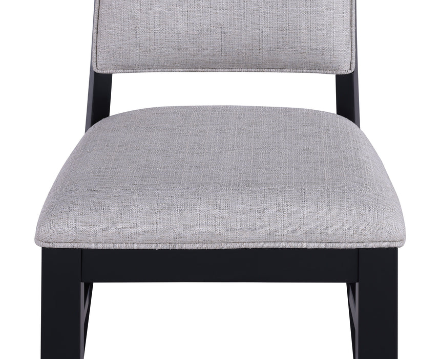 Harriet - Dining Chair (Set of 2) - Charcoal & Gray