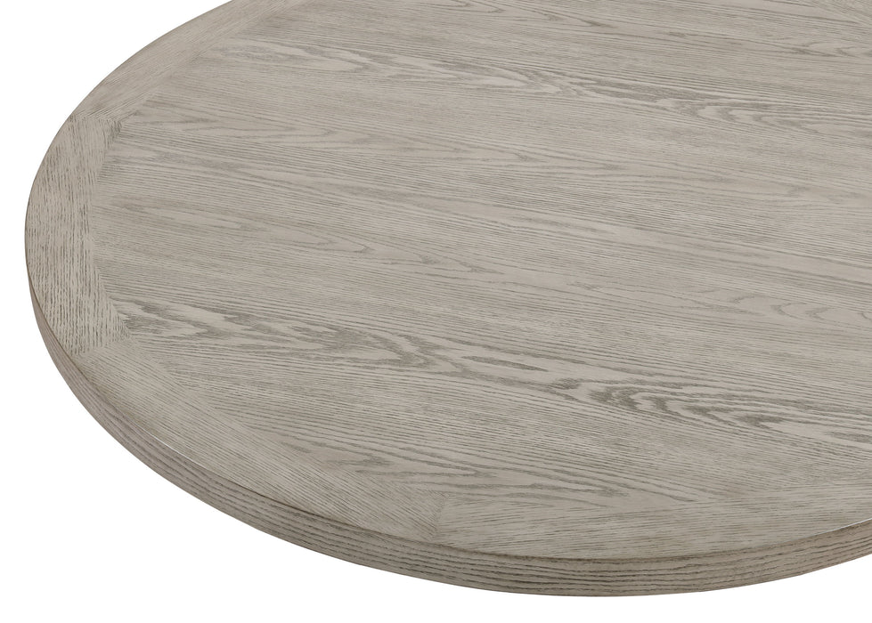 Stevens - Round Dining Table - Charcoal & Gray