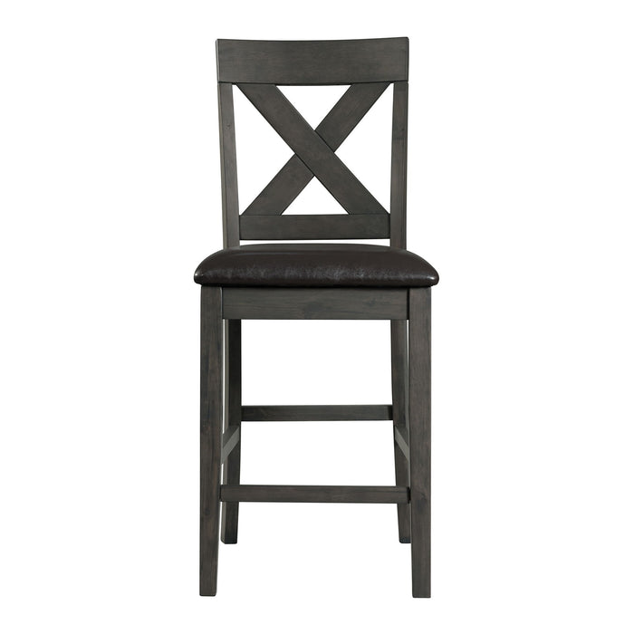 Alex - Counter Side Chair With Pu (Set of 2)