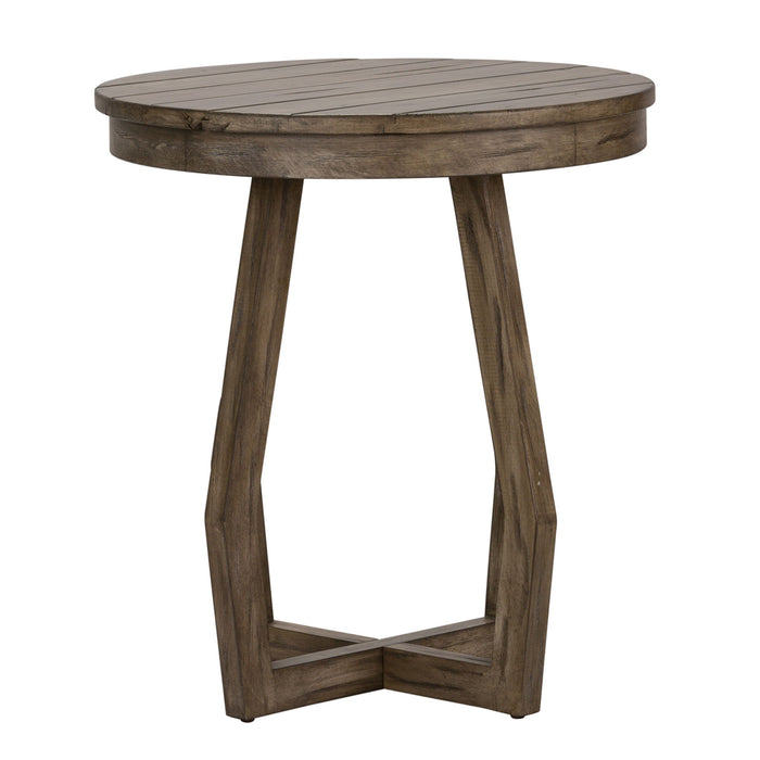 Hayden Way - Chair Side Table - Washed Gray