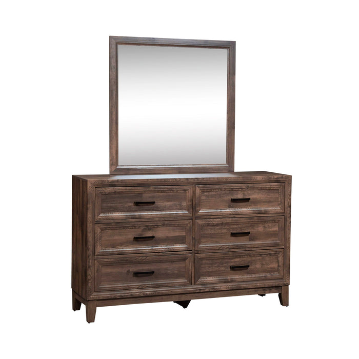 Ridgecrest - Dresser & Mirror - Light Brown