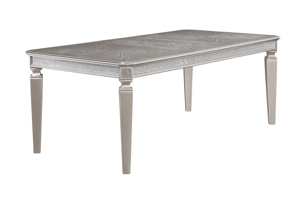 Klina - Dining Table (1 X 18 Leaf) - Silver