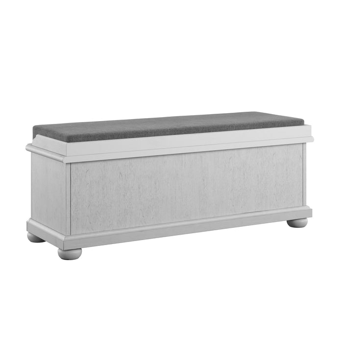 New Haven - Storage Bench - Oyster Shell