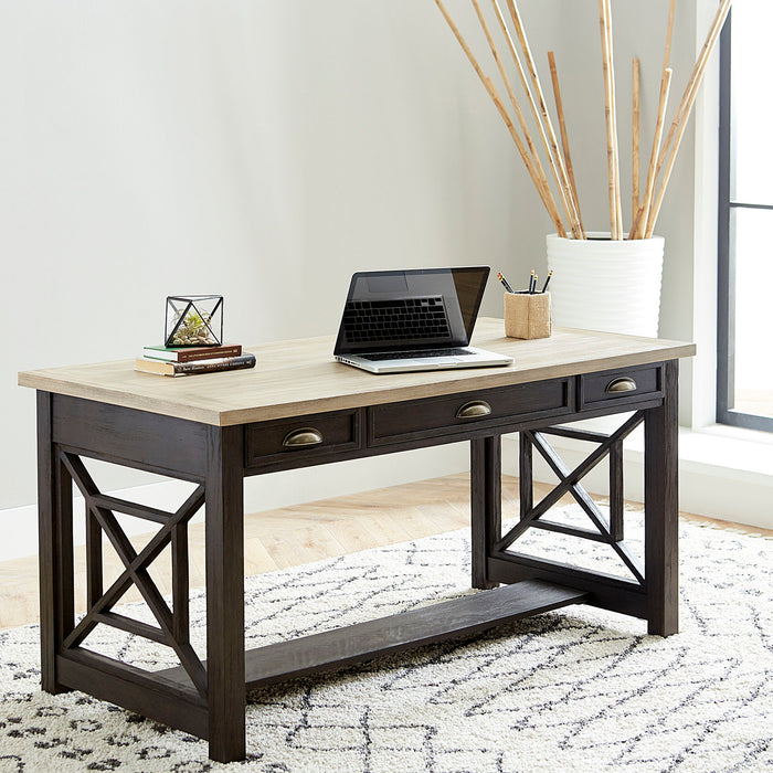 Heatherbrook - 2 Piece Desk Set - Black
