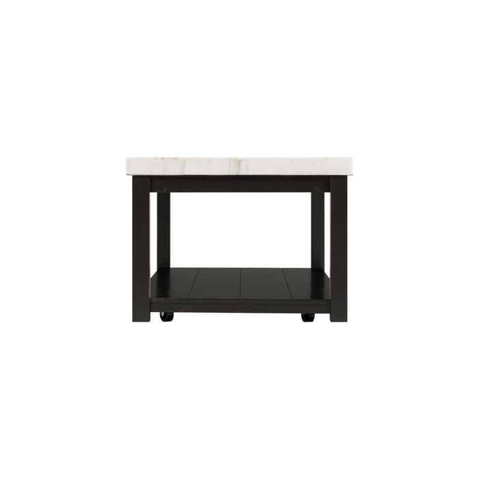 Marcello - With White Top - Rectangular Coffee Table With Casters