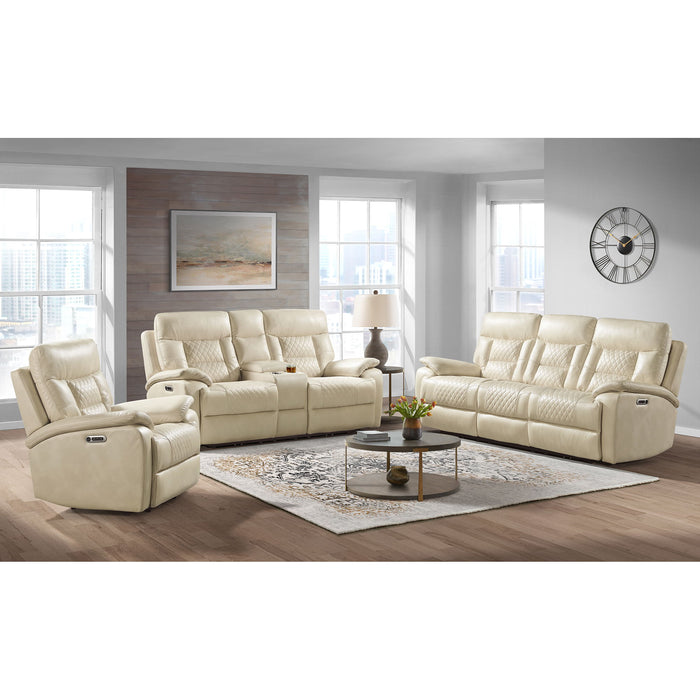 Trinidad - 2 Piece Living Room Set (Sofa & Loveseat) - Pebble Cream
