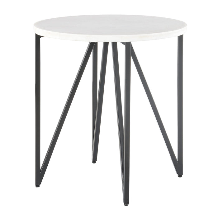 Cedric - 2 Piece Set Occasional Table Set, Coffee Table & End Table - Black