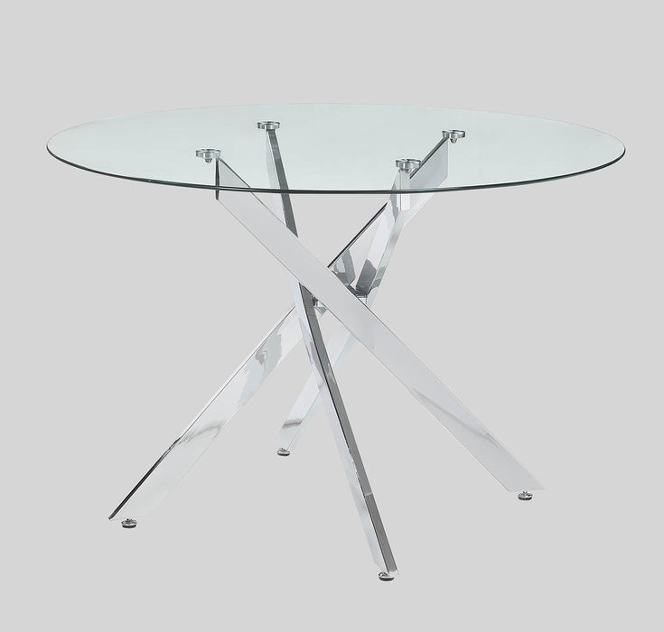 Jetta - Dining Table - Pearl Silver