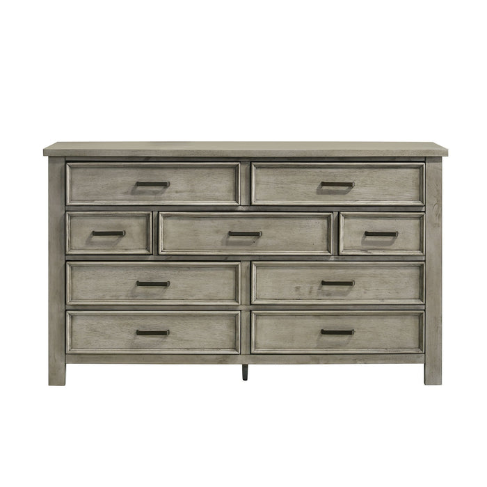 Sullivan - 9-Drawer Dresser - Drift Grey
