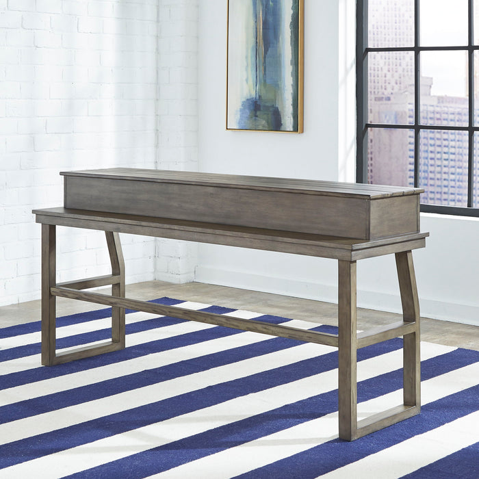 Hayden Way - Console Bar Table - Washed Gray