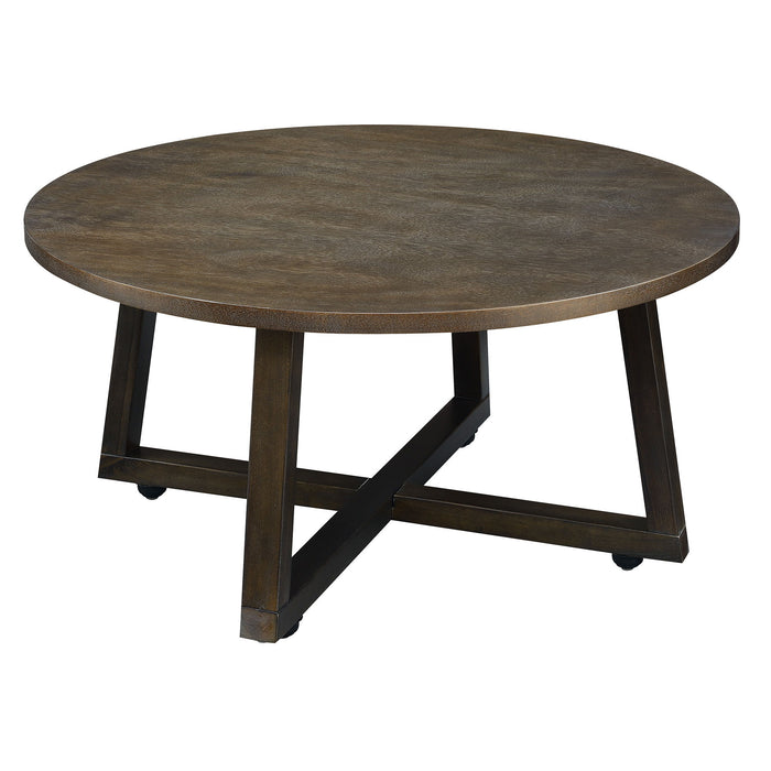 Industrial - 3 Piece Occasional Table Set - Brown
