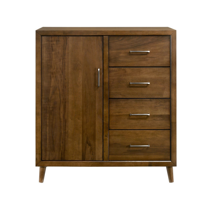 Malibu - 4-Drawer Chest - Walnut