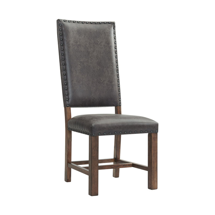 Gramercy - Tall Back Side Chair (Set of 2) - Chocolate