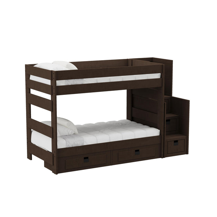 Cali Kids - Bunk With Staircase And Trundle