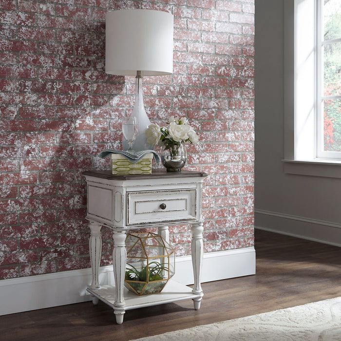 Magnolia Manor - Leg Nightstand - White