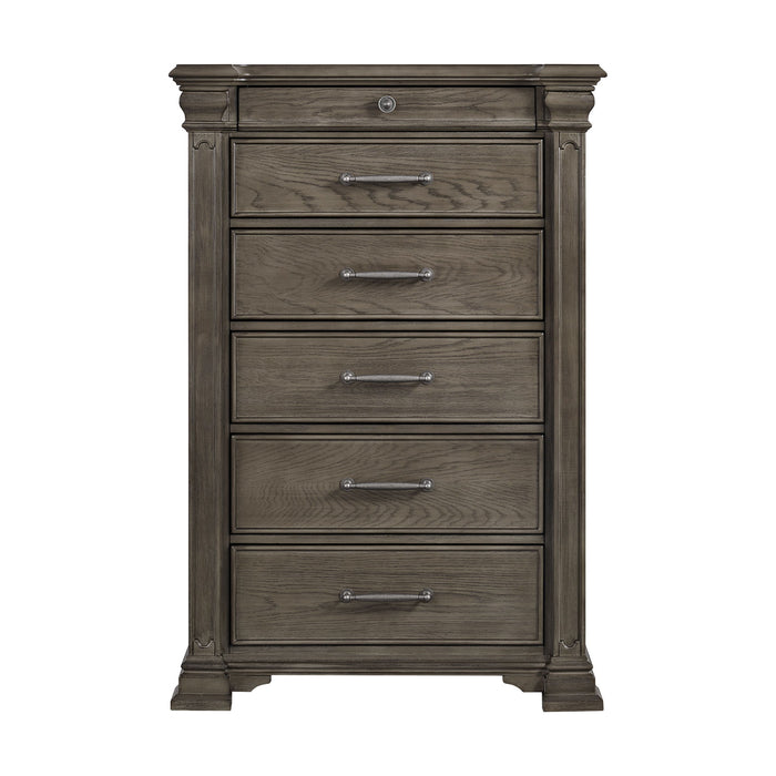 Kings Court - 6 - Drawer Chest - Gray