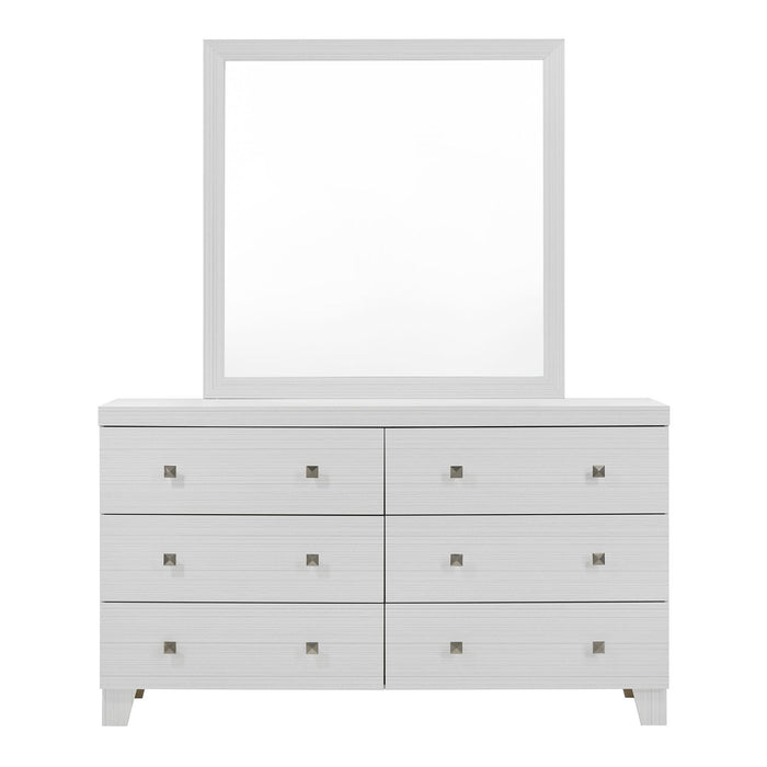 Belinda - Dresser and Mirror - White