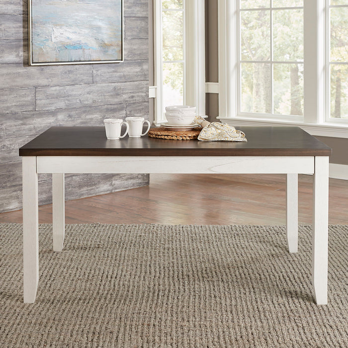 Brook Bay - Rectangular Table Set - White