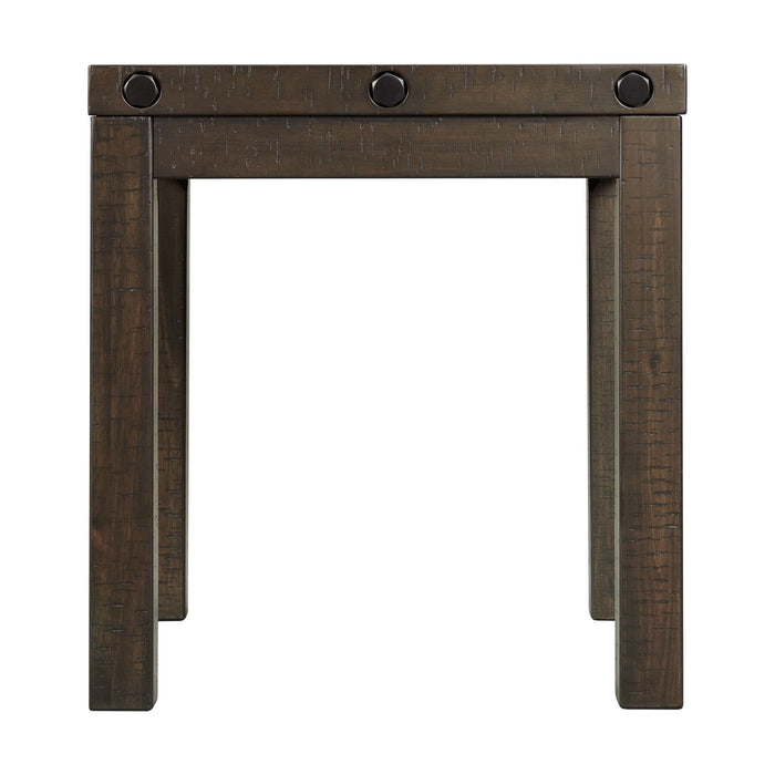 Colorado - Occasional End Table With Usb/Power - Charcoal