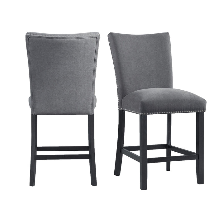 Tuscany - Counter Height Side Chair (Set of 2) - Charcoal