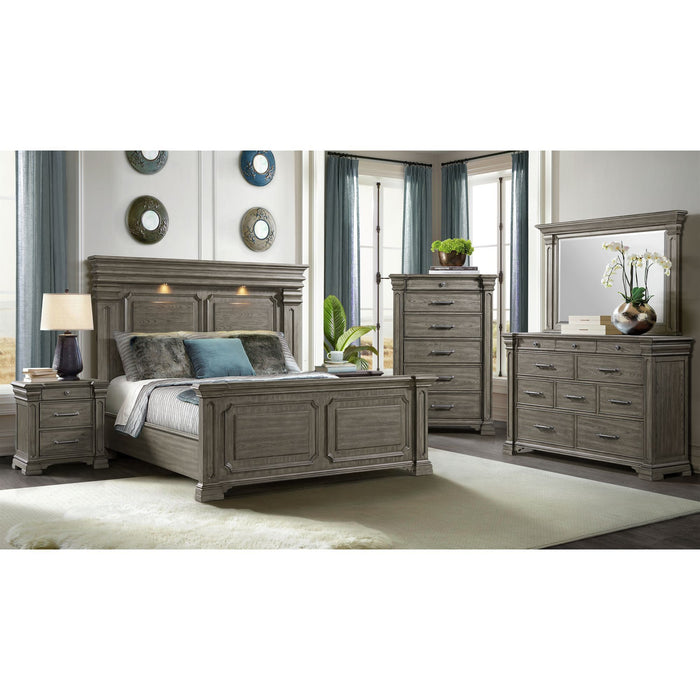 Kings Court - 6 - Drawer Chest - Gray