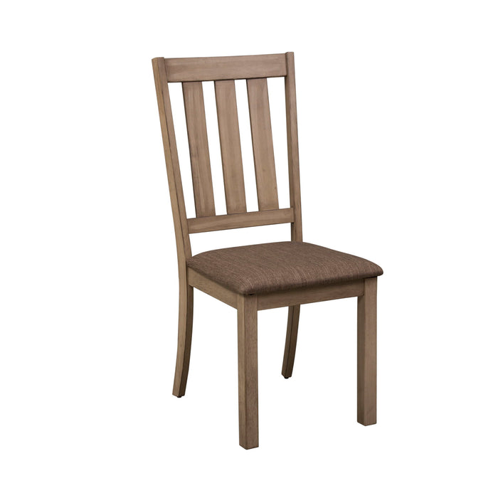 Sun Valley - Slat Back Side Chair - Light Brown