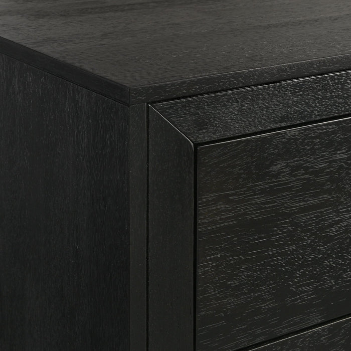 Allan - 2-Drawer Nightstand - Black