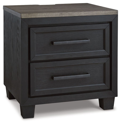 Galax nightstand black deals