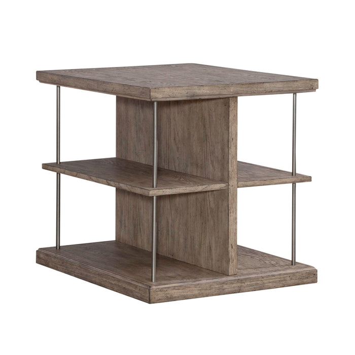 City Scape - End Table - Burnished Beige
