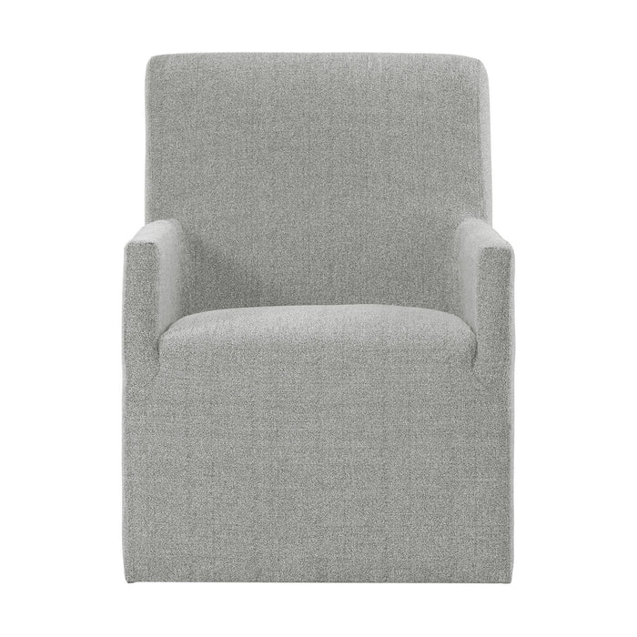 Nero - Upholstered Arm Chair (Set of 2) - Gray
