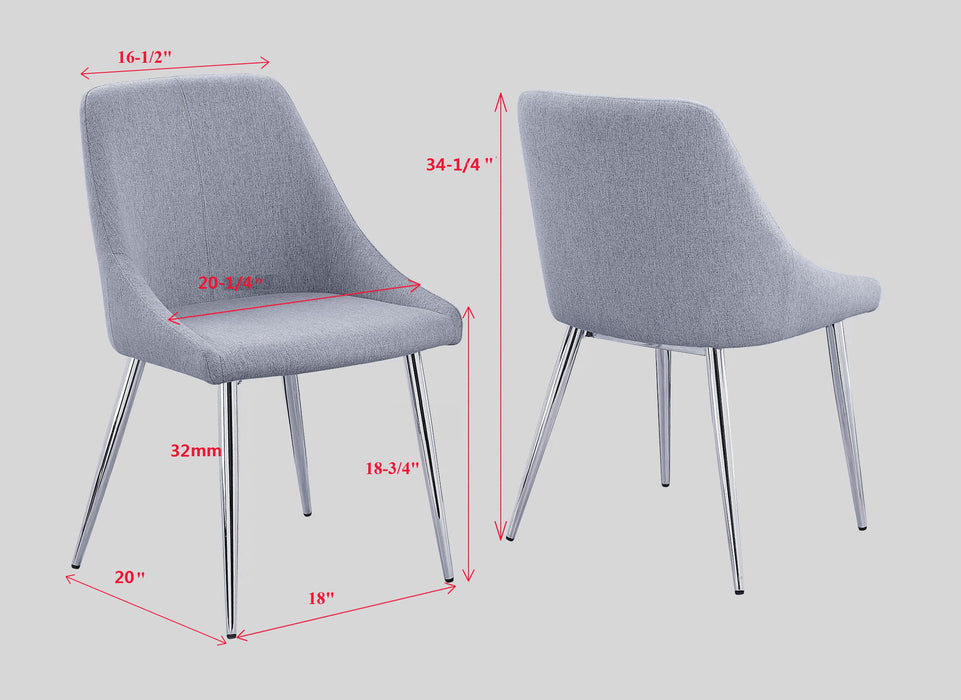 Tola - Dining Chair (Set of 2) - Gray